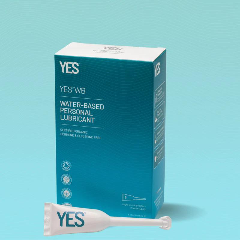 YES Water Based intimacy lubricant - Box of 6 (5ml each)